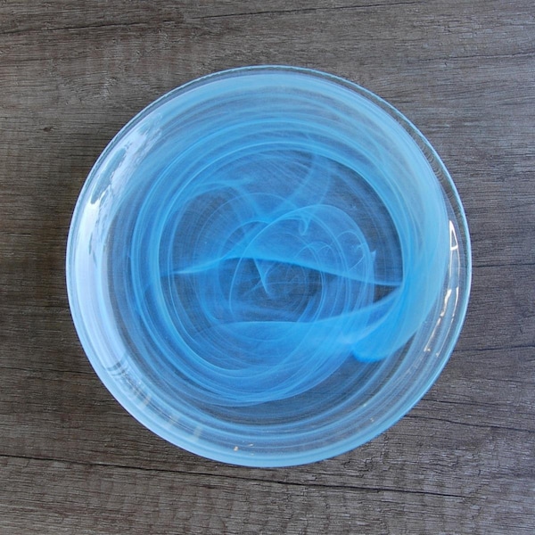 American Granby Red Pomegranate Nuage 6.5 in. Canape Aqua Plate 0810-6 - main